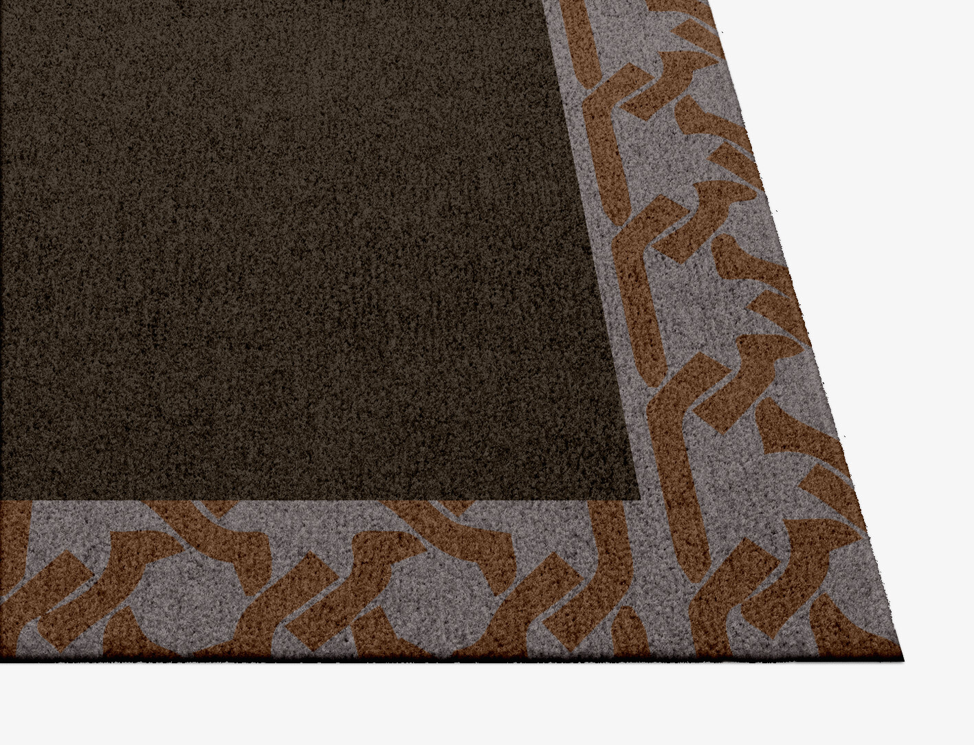 Margo Geometric Square Hand Knotted Tibetan Wool Custom Rug by Rug Artisan