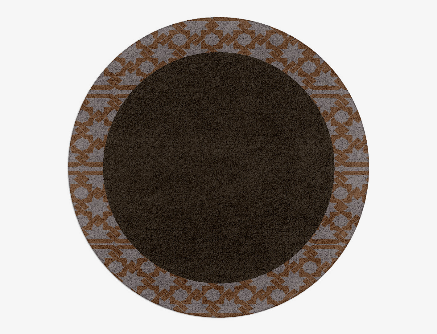 Margo Geometric Round Hand Tufted Pure Wool Custom Rug by Rug Artisan