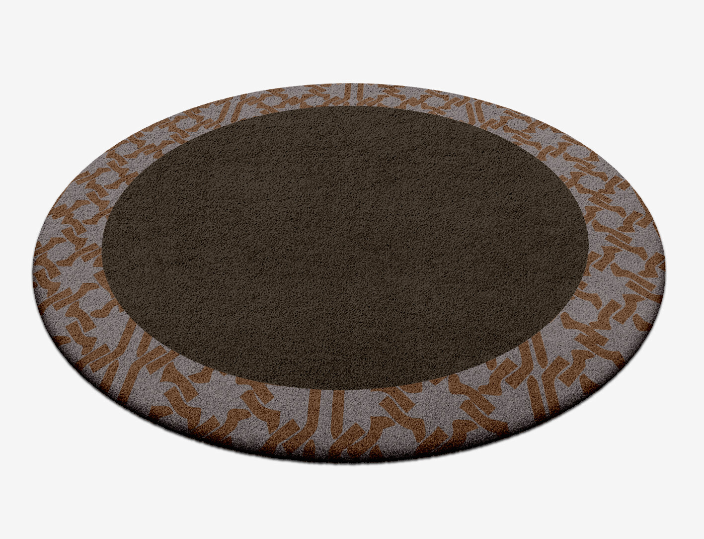 Margo Geometric Round Hand Tufted Pure Wool Custom Rug by Rug Artisan