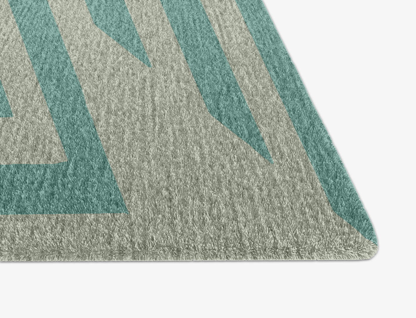 Mark Geometric Arch Hand Knotted Tibetan Wool Custom Rug by Rug Artisan