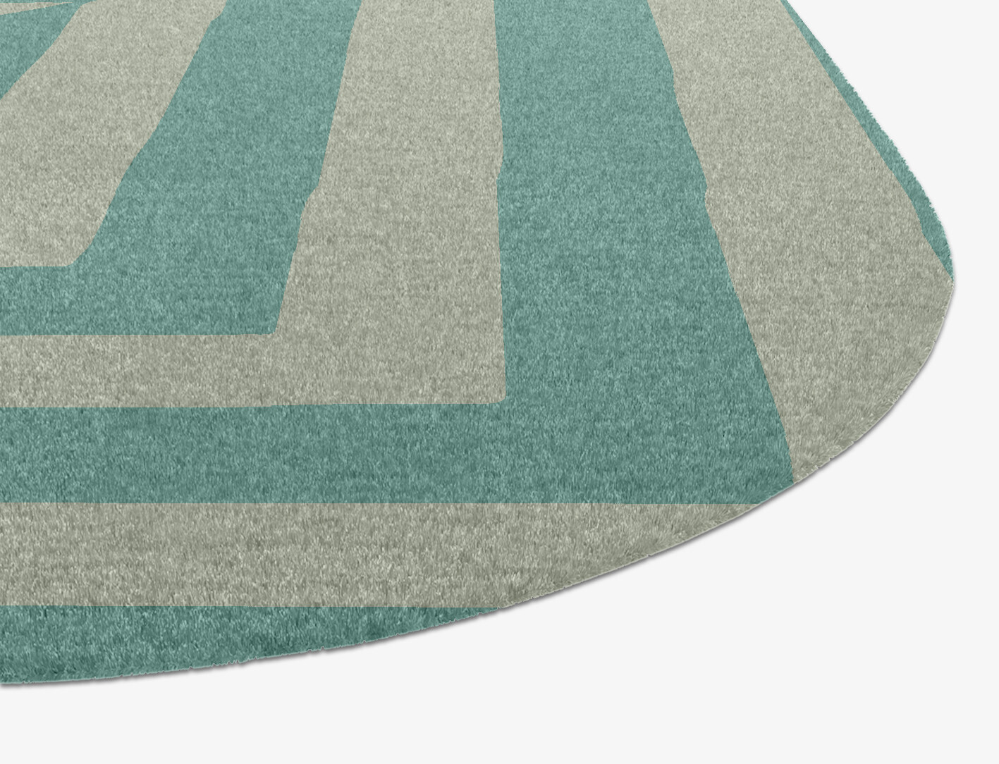 Mark Geometric Eight Hand Knotted Tibetan Wool Custom Rug by Rug Artisan