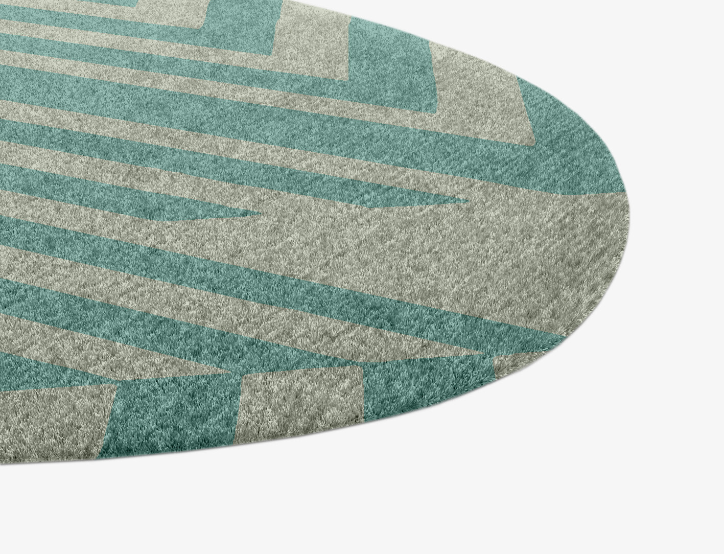 Mark Geometric Splash Hand Knotted Tibetan Wool Custom Rug by Rug Artisan