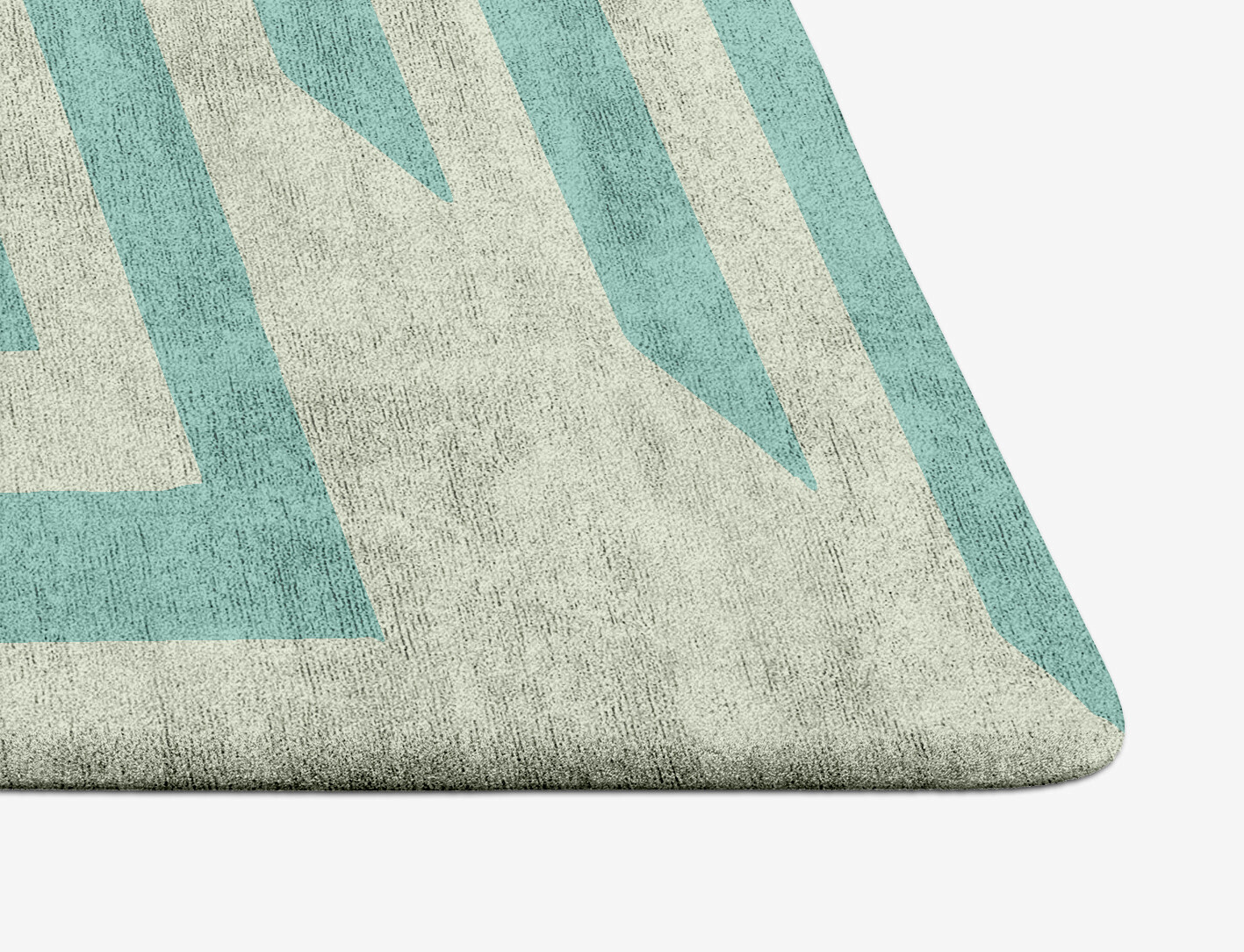 Mark Geometric Arch Hand Tufted Bamboo Silk Custom Rug by Rug Artisan
