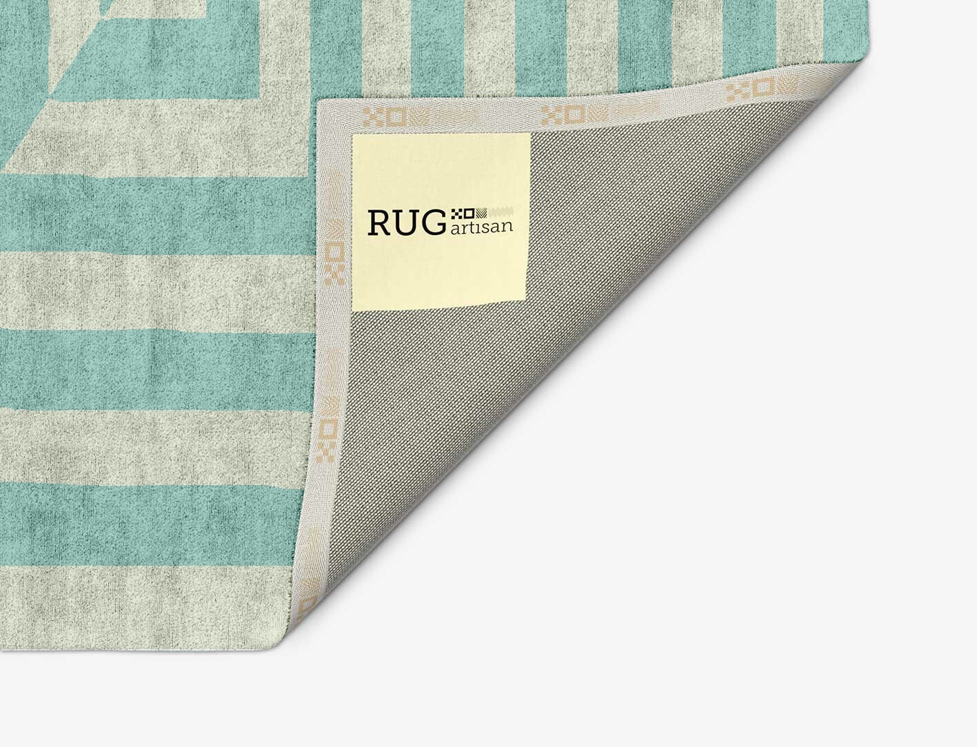 Mark Geometric Arch Hand Tufted Bamboo Silk Custom Rug by Rug Artisan