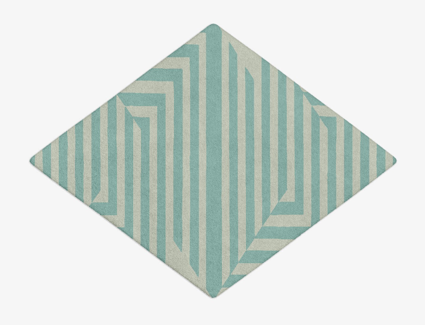 Mark Geometric Diamond Hand Tufted Pure Wool Custom Rug by Rug Artisan