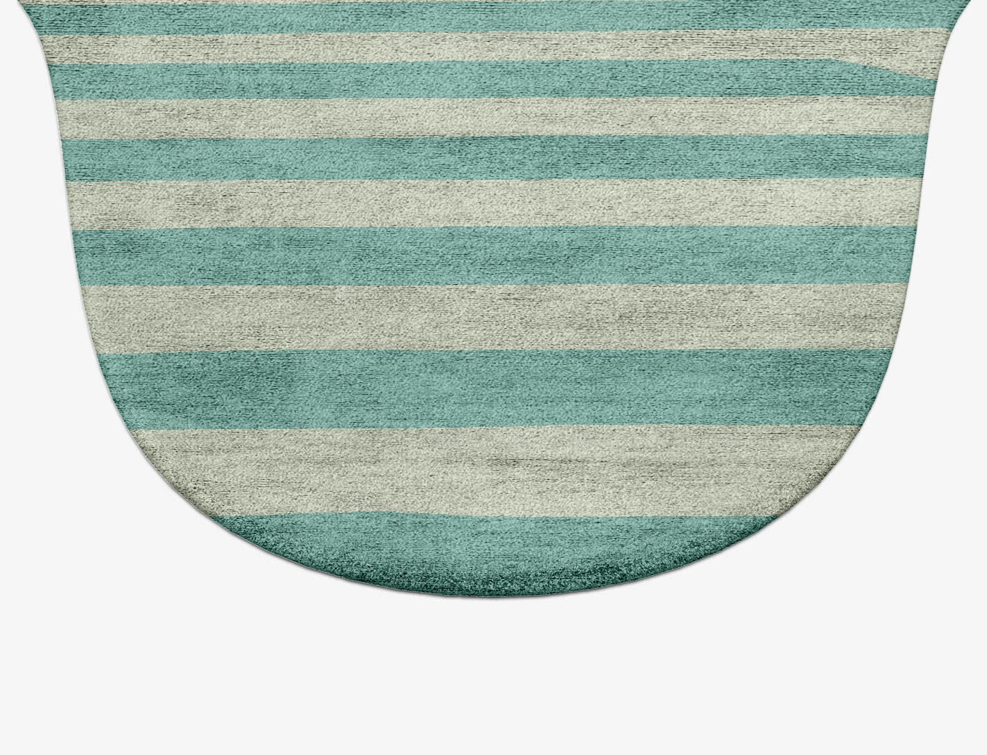 Mark Geometric Drop Hand Tufted Bamboo Silk Custom Rug by Rug Artisan