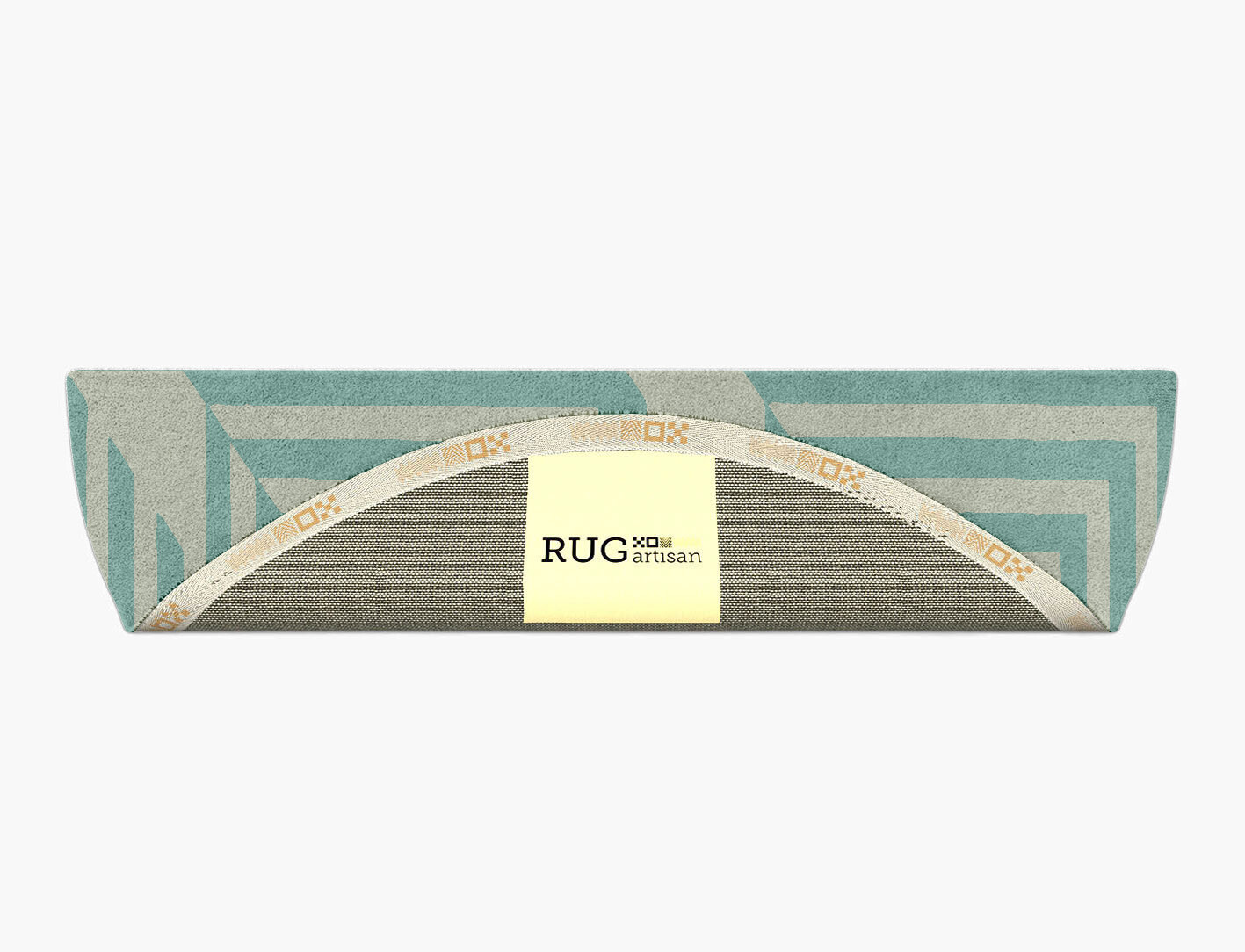 Mark Geometric Halfmoon Hand Tufted Pure Wool Custom Rug by Rug Artisan