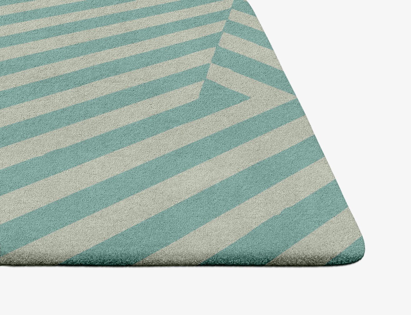 Mark Geometric Ogee Hand Tufted Pure Wool Custom Rug by Rug Artisan