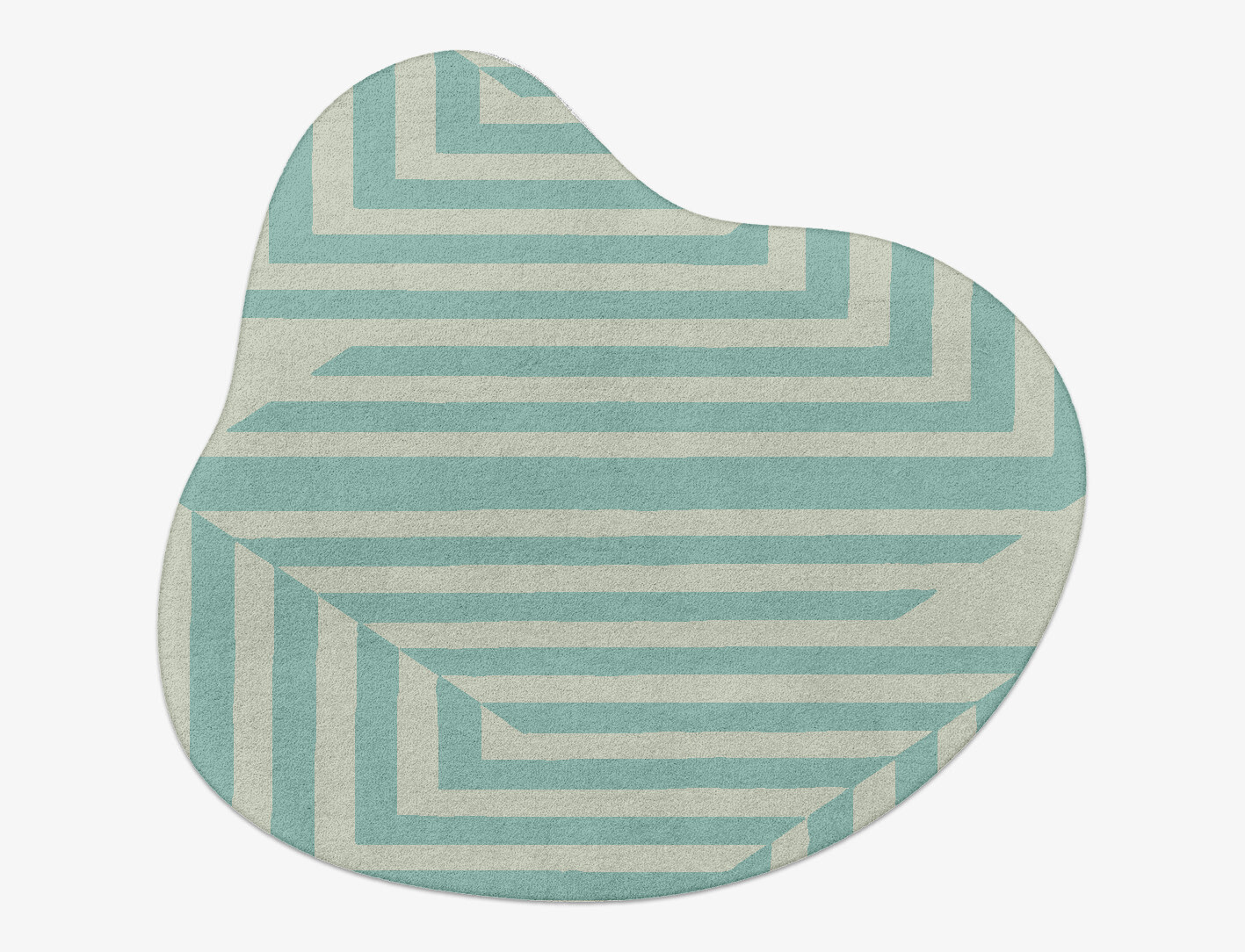 Mark Geometric Splash Hand Tufted Pure Wool Custom Rug by Rug Artisan