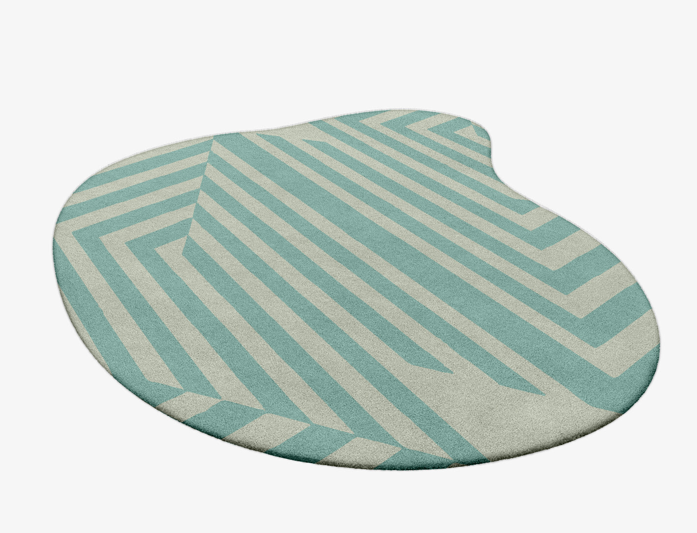 Mark Geometric Splash Hand Tufted Pure Wool Custom Rug by Rug Artisan