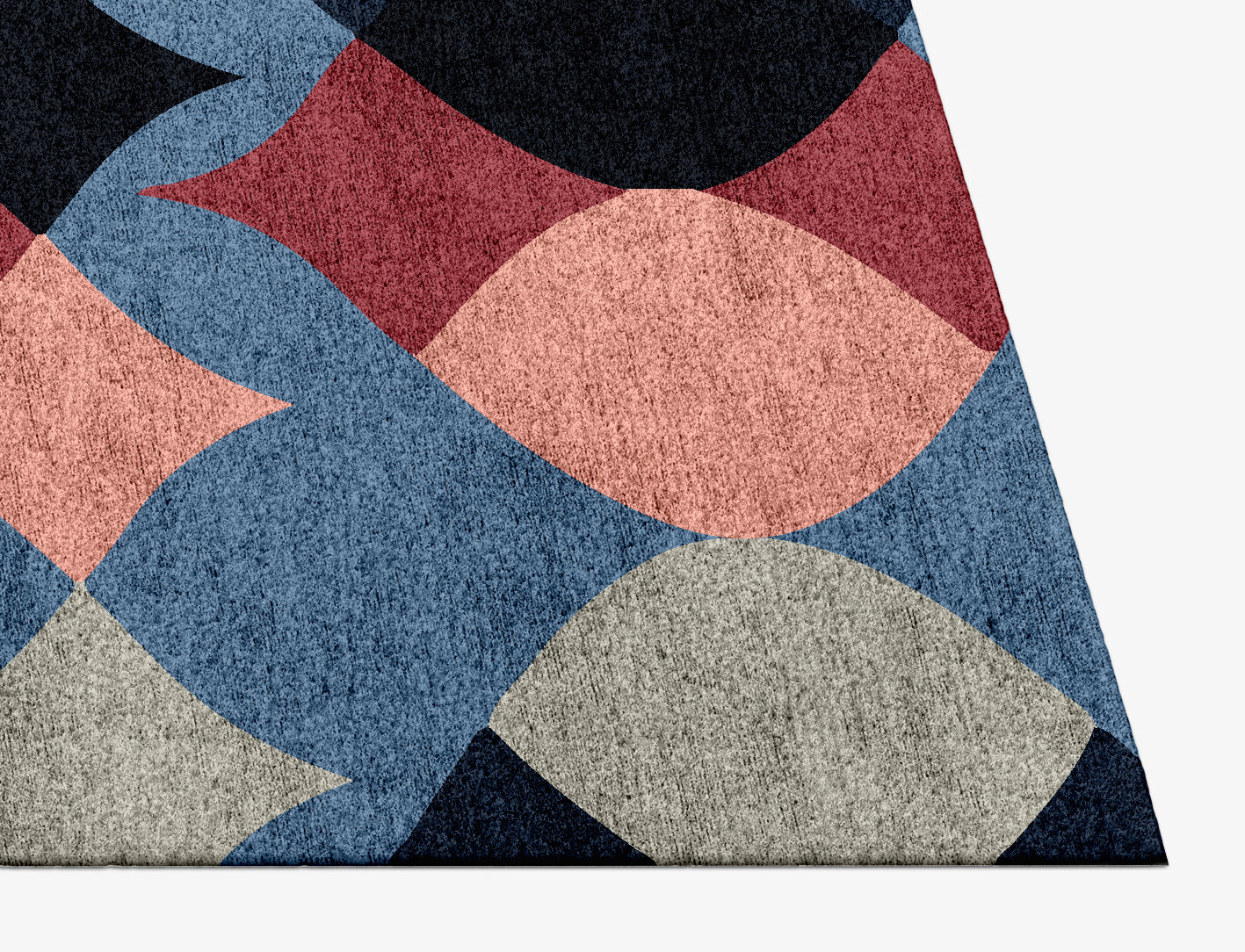 Marquise Geometric Rectangle Hand Knotted Bamboo Silk Custom Rug by Rug Artisan