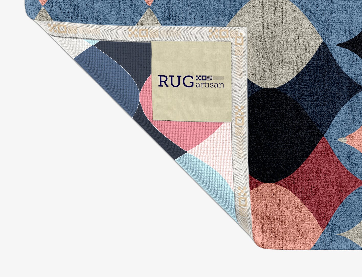 Marquise Geometric Rectangle Hand Knotted Bamboo Silk Custom Rug by Rug Artisan