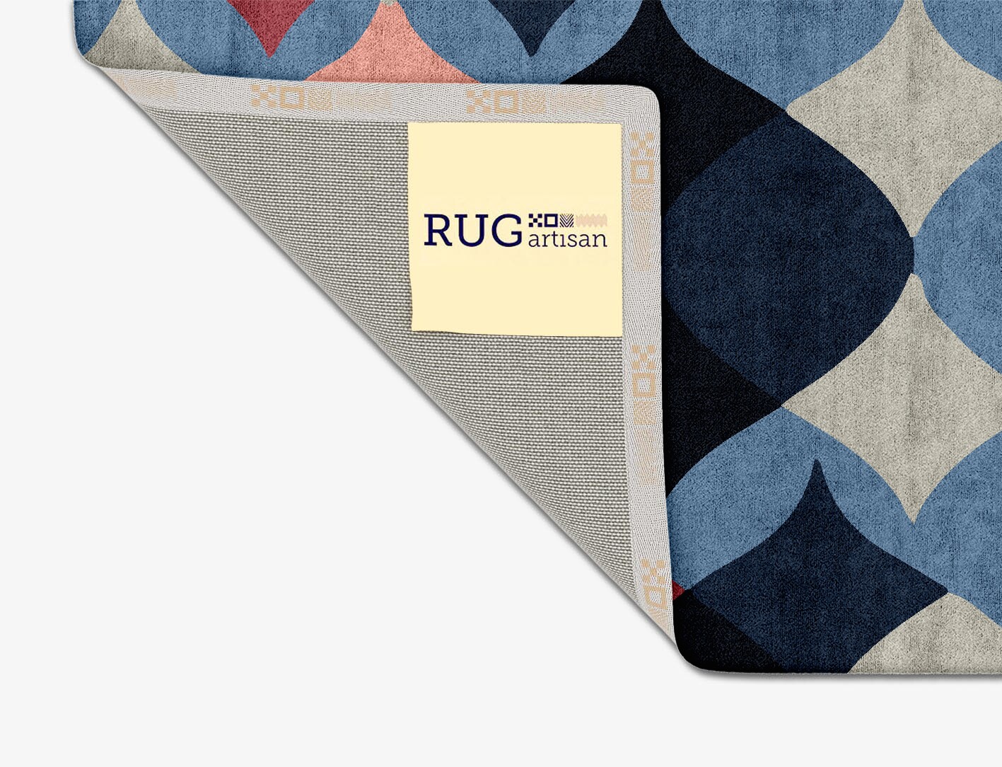 Marquise Geometric Square Hand Tufted Bamboo Silk Custom Rug by Rug Artisan