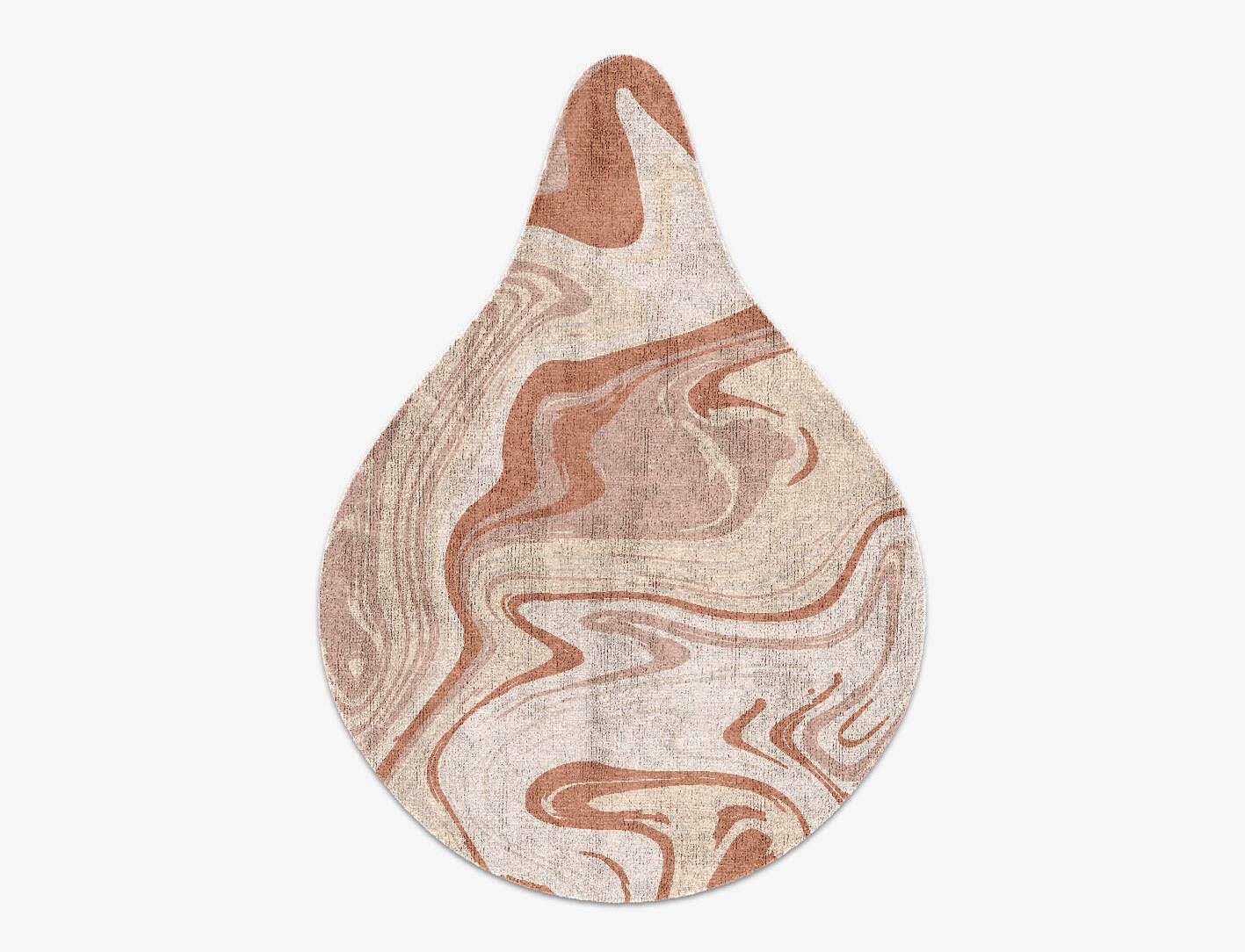 Marshland Surface Art Drop Hand Knotted Bamboo Silk Custom Rug by Rug Artisan