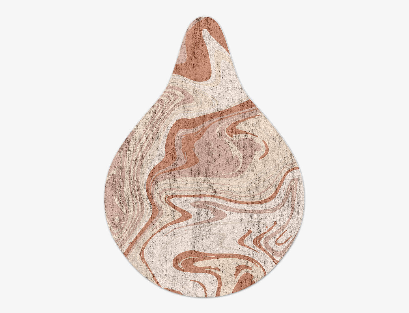 Marshland Surface Art Drop Hand Tufted Bamboo Silk Custom Rug by Rug Artisan