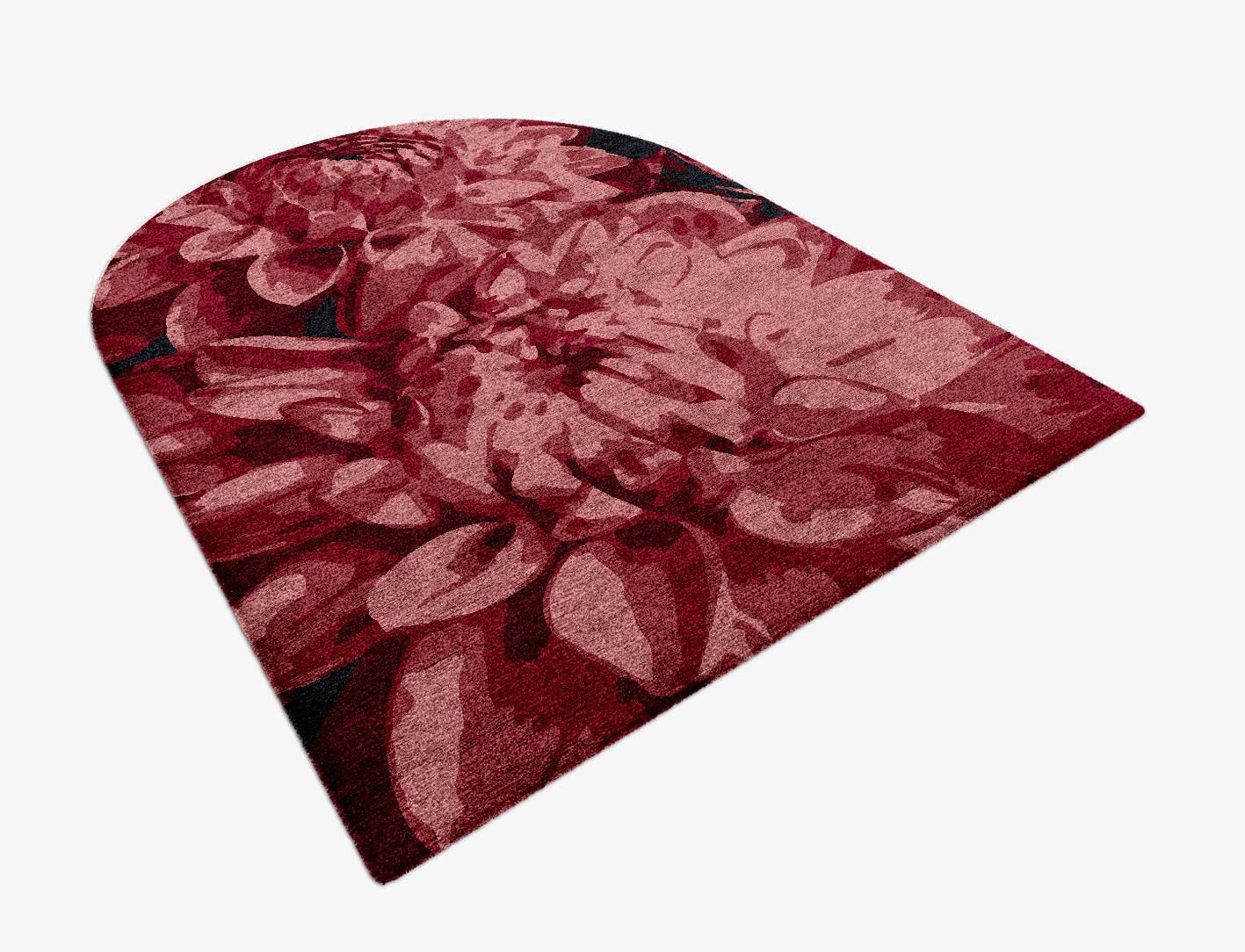 Martian Floral Arch Hand Knotted Bamboo Silk Custom Rug by Rug Artisan