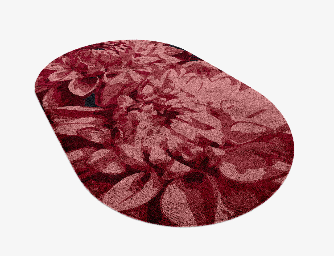 Martian Floral Capsule Hand Knotted Bamboo Silk Custom Rug by Rug Artisan