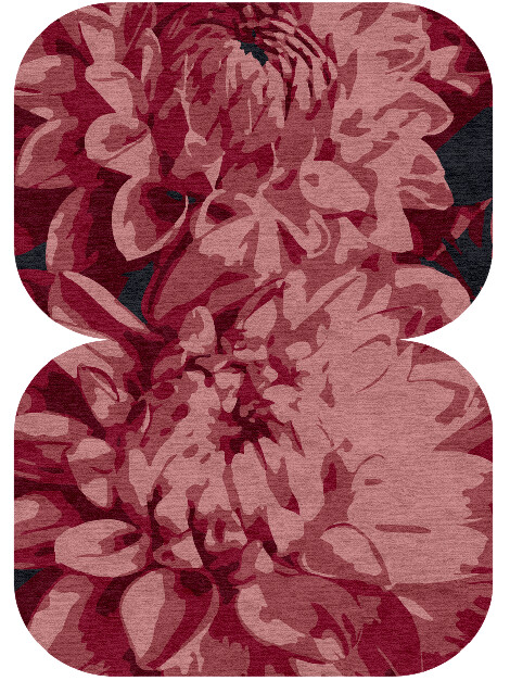 Martian Floral Eight Hand Knotted Tibetan Wool Custom Rug by Rug Artisan