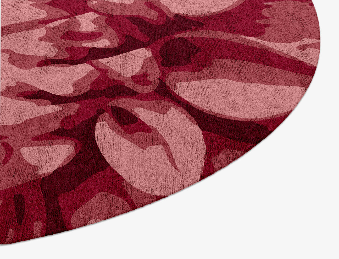 Martian Floral Oval Hand Knotted Bamboo Silk Custom Rug by Rug Artisan