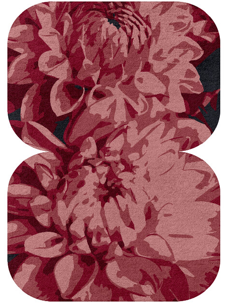 Martian Floral Eight Hand Tufted Pure Wool Custom Rug by Rug Artisan