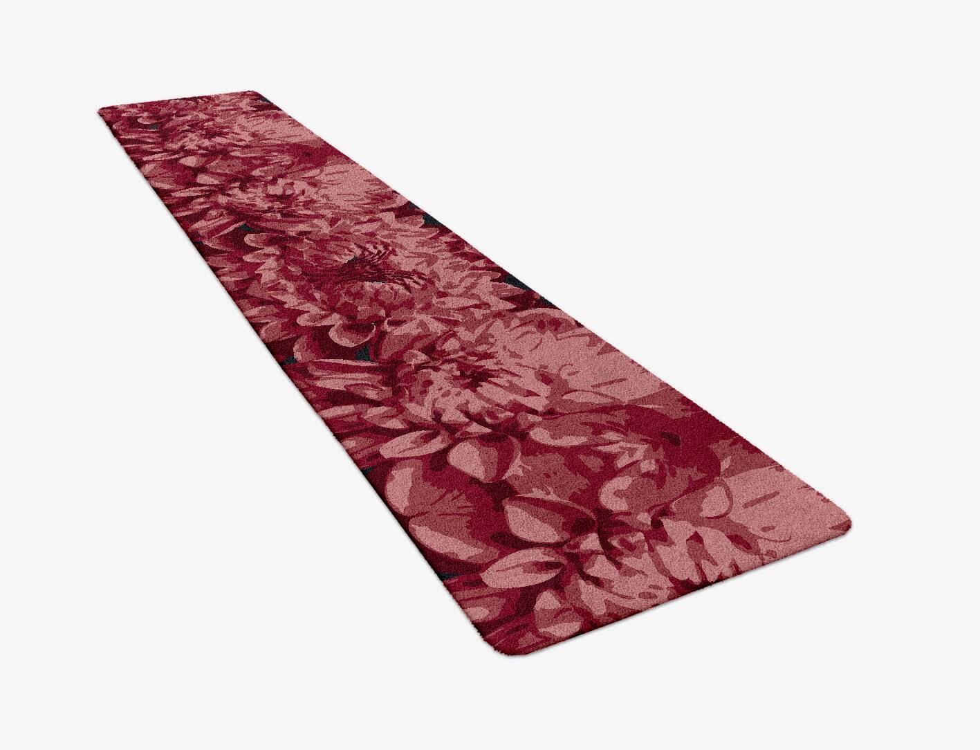 Martian Floral Runner Hand Tufted Pure Wool Custom Rug by Rug Artisan