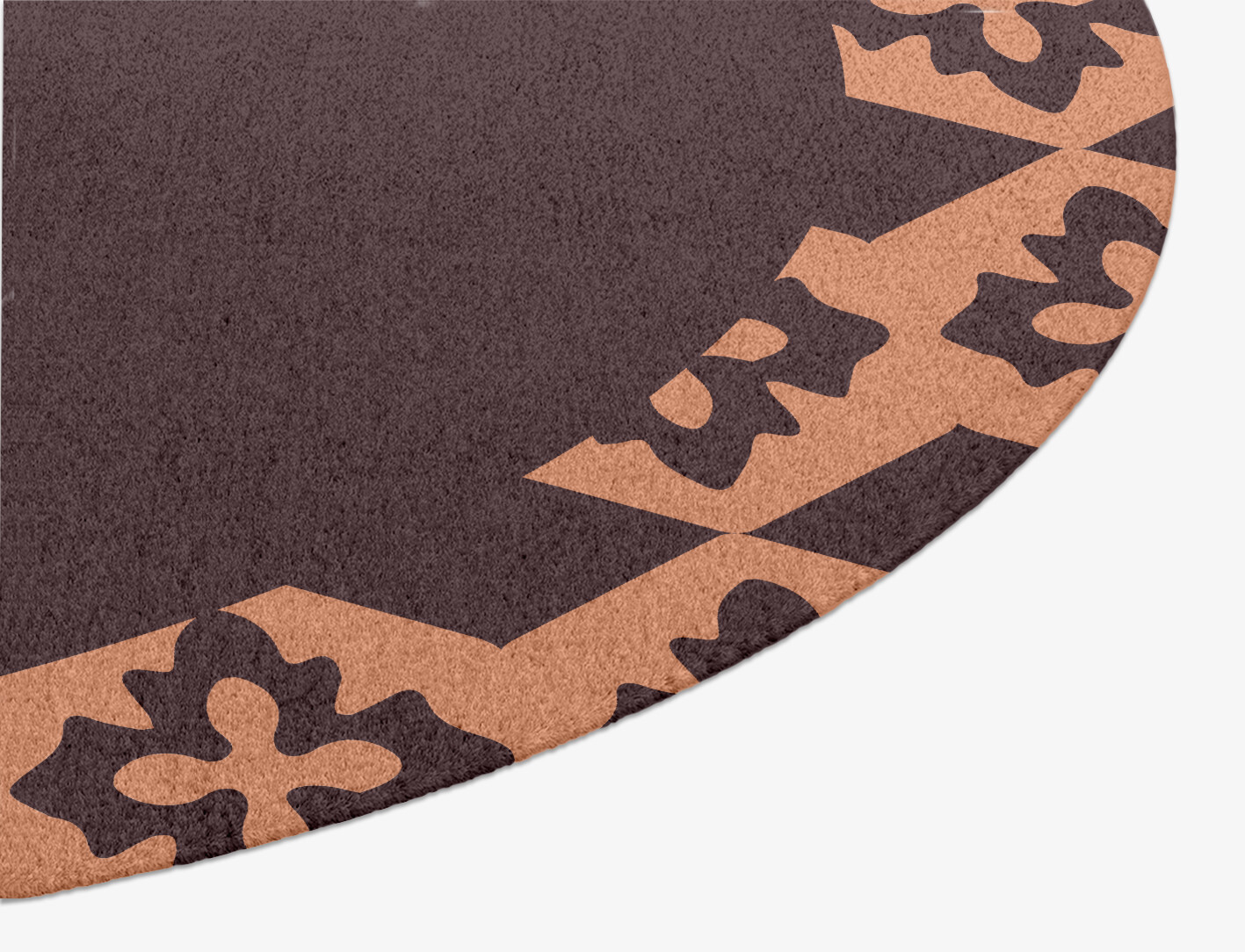 Mast Geometric Oval Hand Knotted Tibetan Wool Custom Rug by Rug Artisan