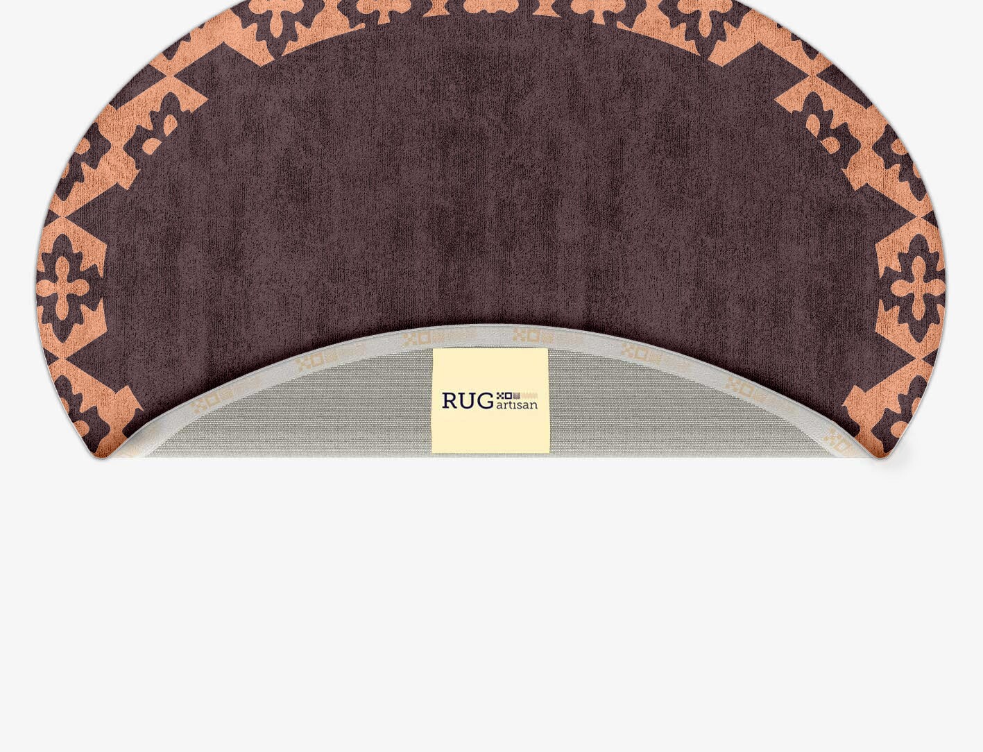 Mast Geometric Oval Hand Tufted Bamboo Silk Custom Rug by Rug Artisan