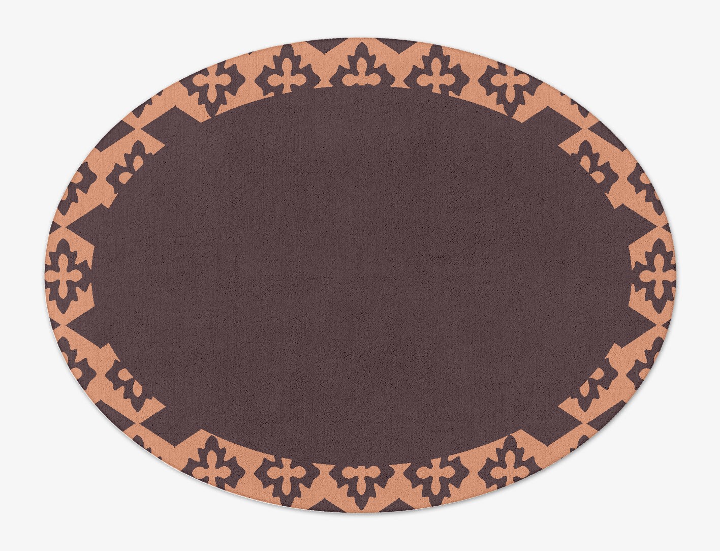 Mast Geometric Oval Hand Tufted Pure Wool Custom Rug by Rug Artisan