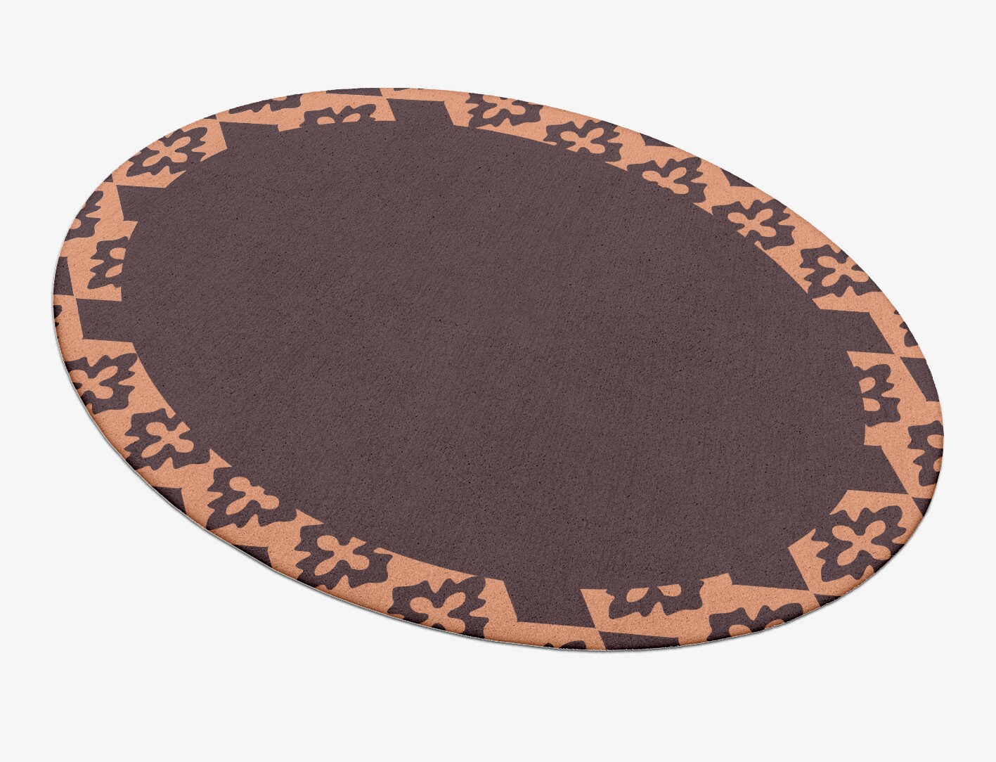 Mast Geometric Oval Hand Tufted Pure Wool Custom Rug by Rug Artisan