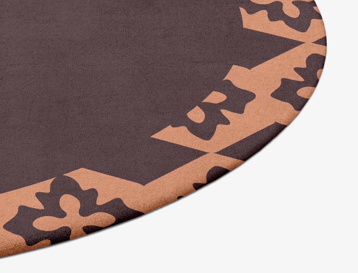 Mast Geometric Oval Hand Tufted Pure Wool Custom Rug by Rug Artisan
