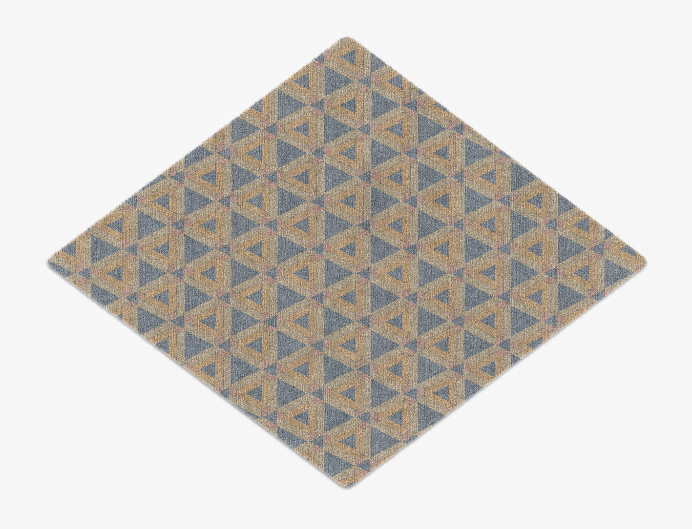 Matchsticks Modern Geometrics Diamond Hand Knotted Tibetan Wool Custom Rug by Rug Artisan