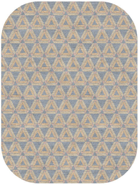 Matchsticks Modern Geometrics Oblong Hand Knotted Tibetan Wool Custom Rug by Rug Artisan