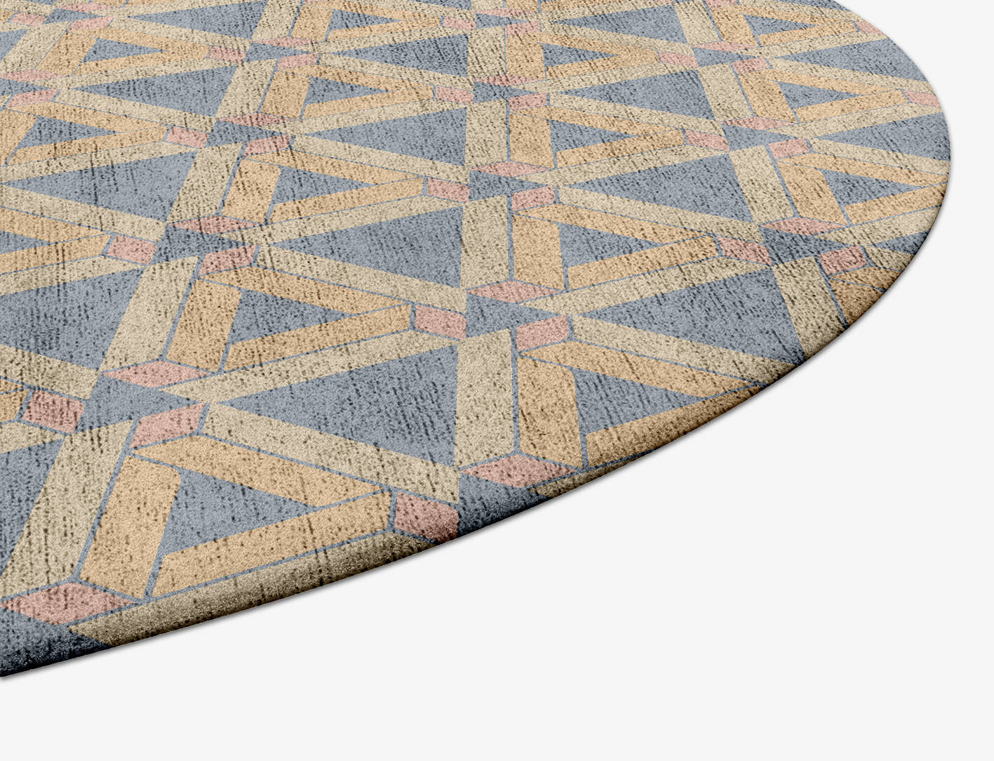 Matchsticks Modern Geometrics Capsule Hand Tufted Bamboo Silk Custom Rug by Rug Artisan