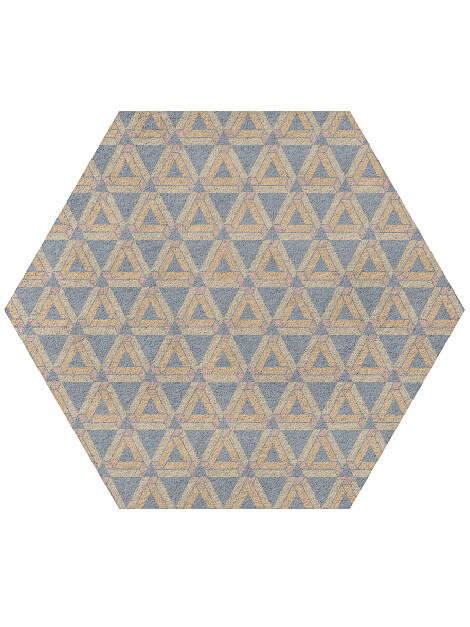 Matchsticks Modern Geometrics Hexagon Hand Tufted Pure Wool Custom Rug by Rug Artisan