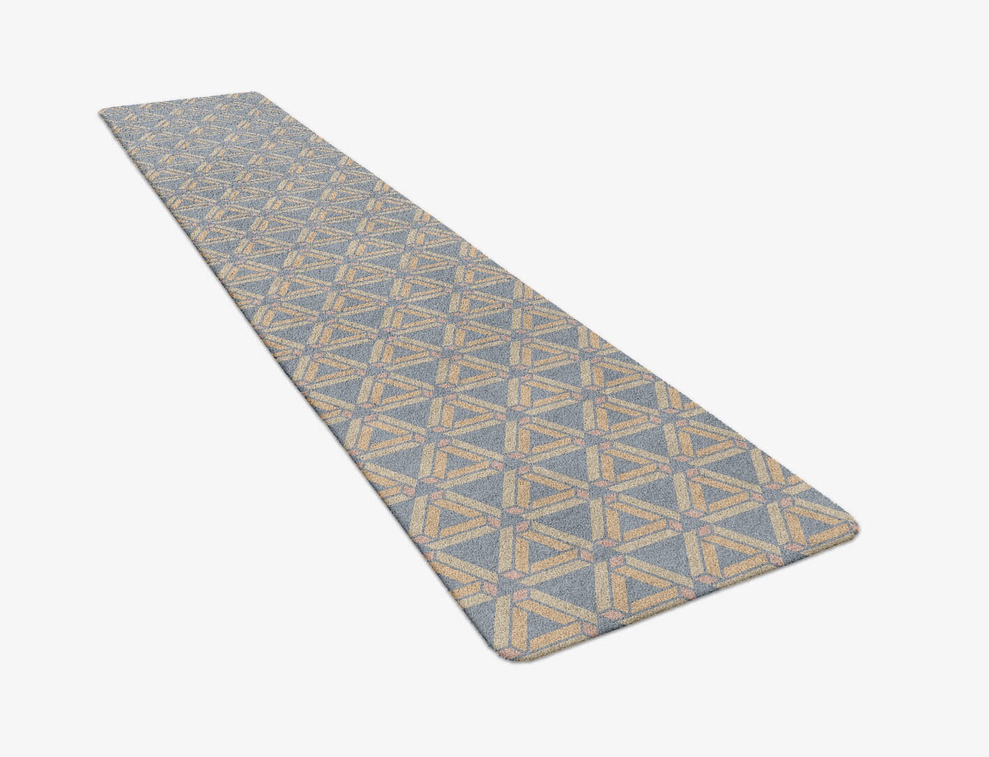 Matchsticks Geometric Runner Hand Tufted Pure Wool Custom Rug by Rug Artisan