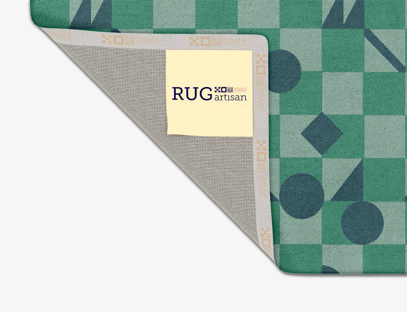 Maths Modern Geometrics Square Hand Tufted Pure Wool Custom Rug by Rug Artisan