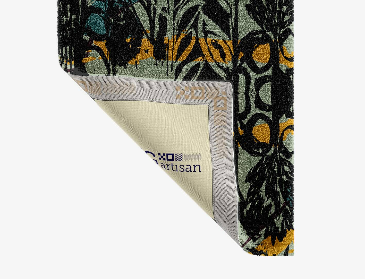 Matisse Floral Runner Hand Knotted Tibetan Wool Custom Rug by Rug Artisan