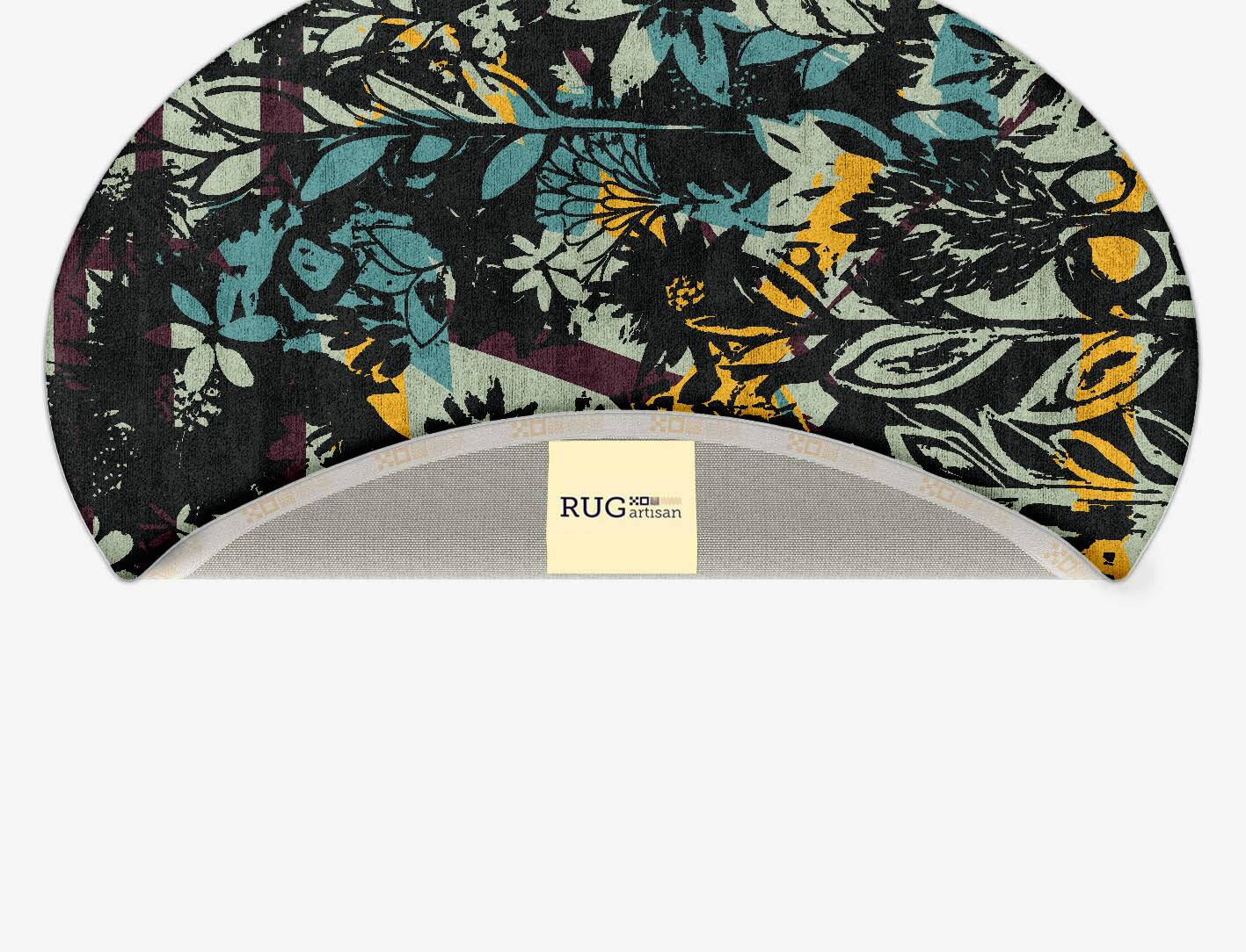 Matisse Floral Oval Hand Tufted Bamboo Silk Custom Rug by Rug Artisan