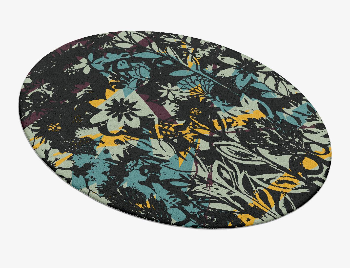 Matisse Floral Oval Hand Tufted Pure Wool Custom Rug by Rug Artisan