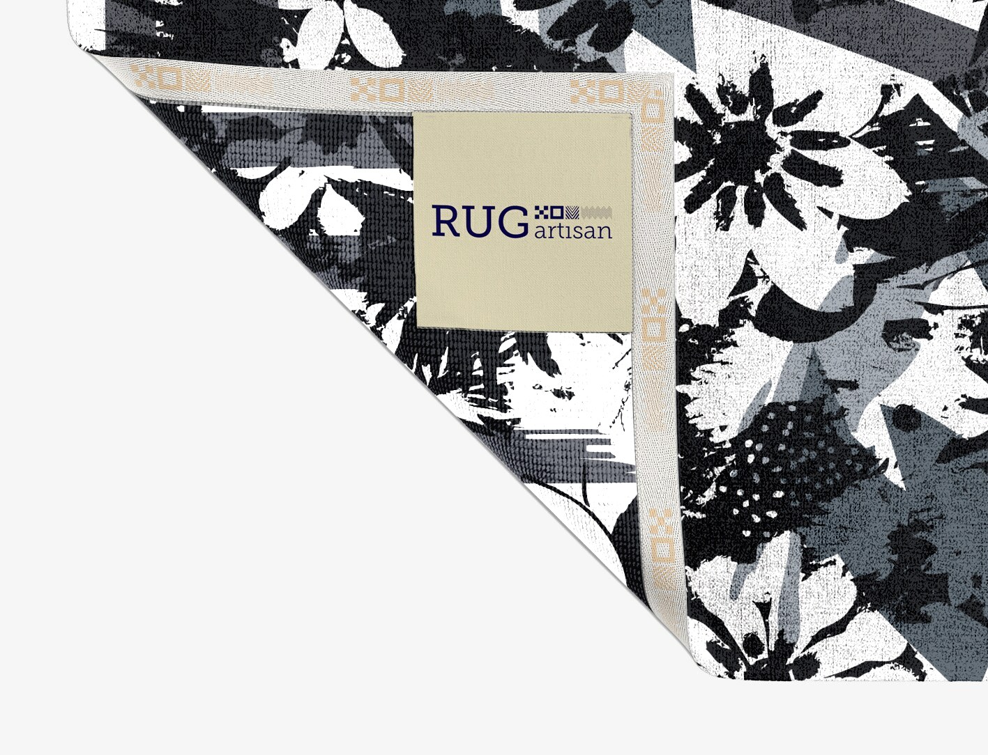 Matisse Grey Monochrome Rectangle Hand Knotted Bamboo Silk Custom Rug by Rug Artisan