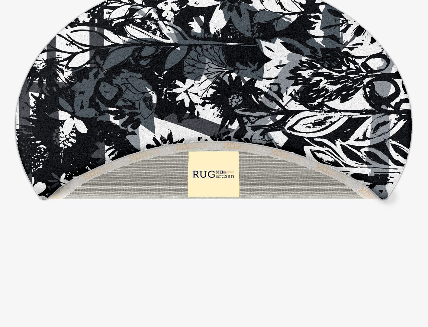 Matisse Grey Monochrome Oval Hand Tufted Pure Wool Custom Rug by Rug Artisan