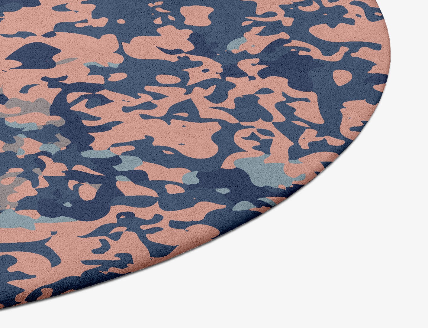 Mayhem Surface Art Oval Hand Tufted Pure Wool Custom Rug by Rug Artisan