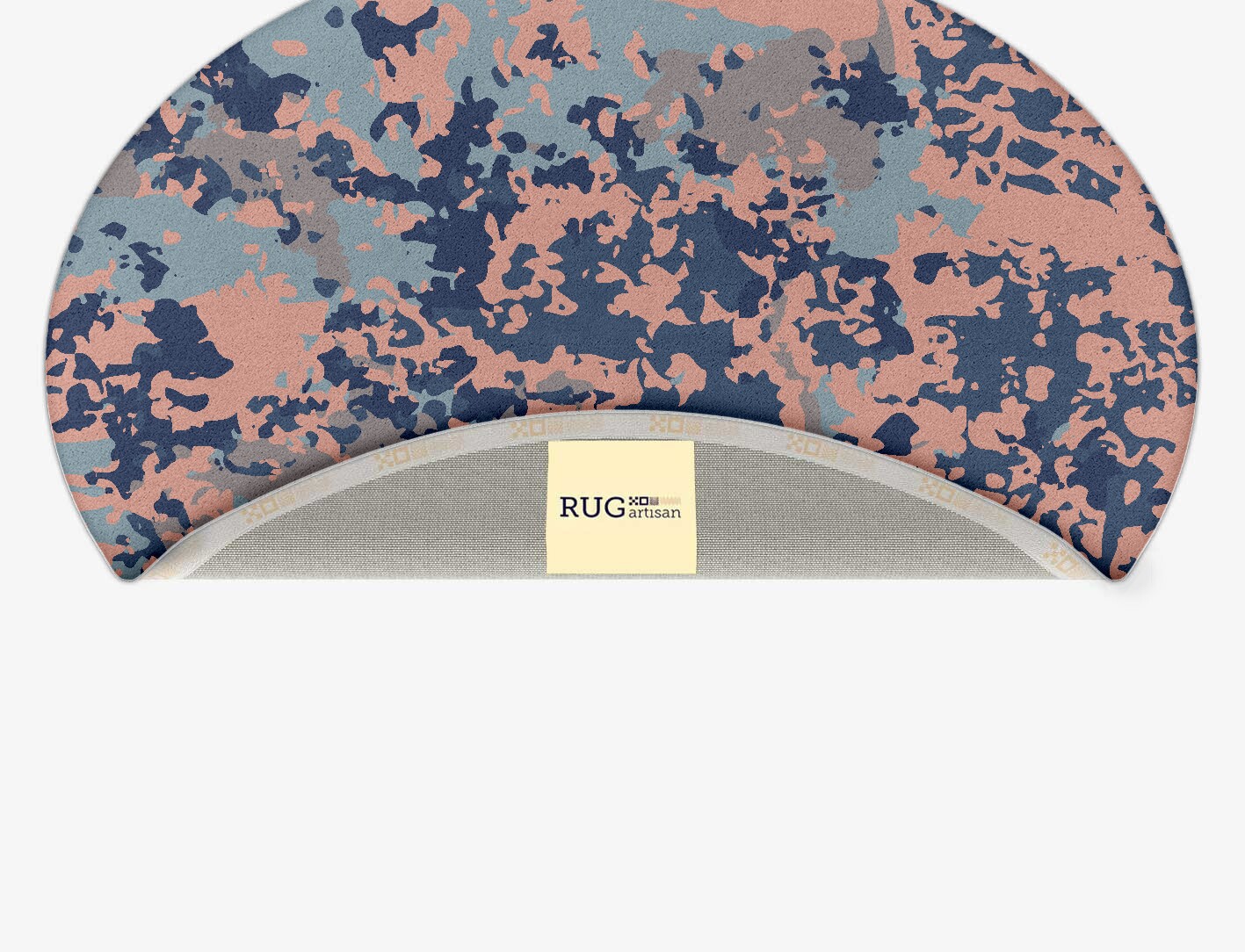 Mayhem Surface Art Oval Hand Tufted Pure Wool Custom Rug by Rug Artisan