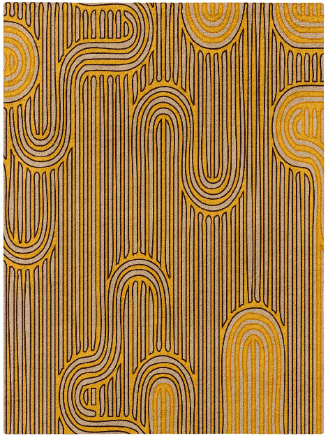 Maze Abstract Rectangle Hand Tufted Pure Wool Custom Rug by Rug Artisan