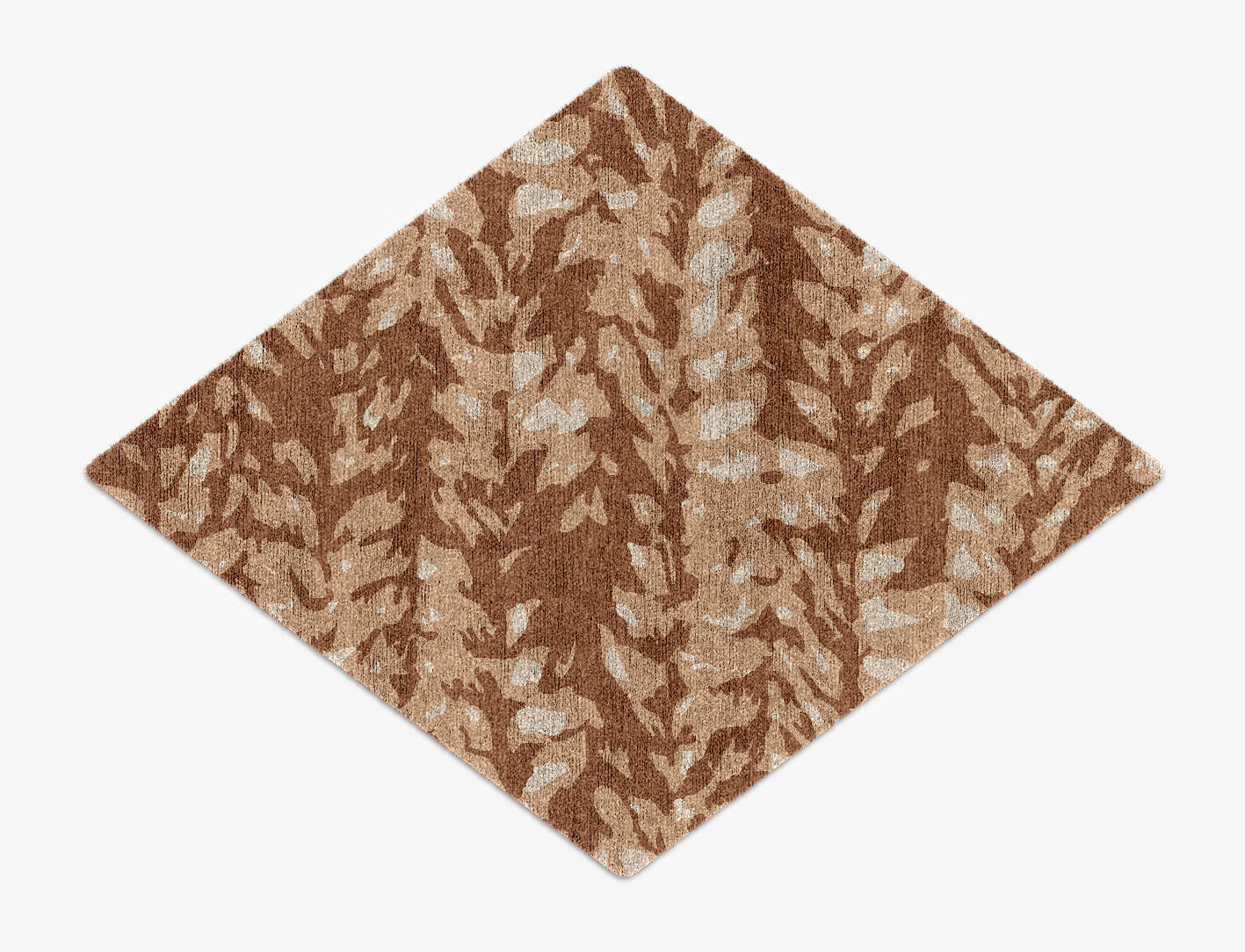 Mead Abstract Diamond Hand Knotted Bamboo Silk Custom Rug by Rug Artisan