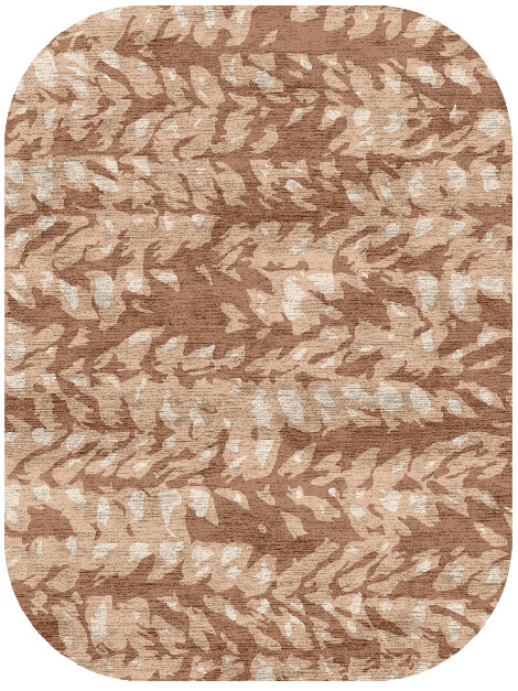 Mead Abstract Oblong Hand Knotted Bamboo Silk Custom Rug by Rug Artisan