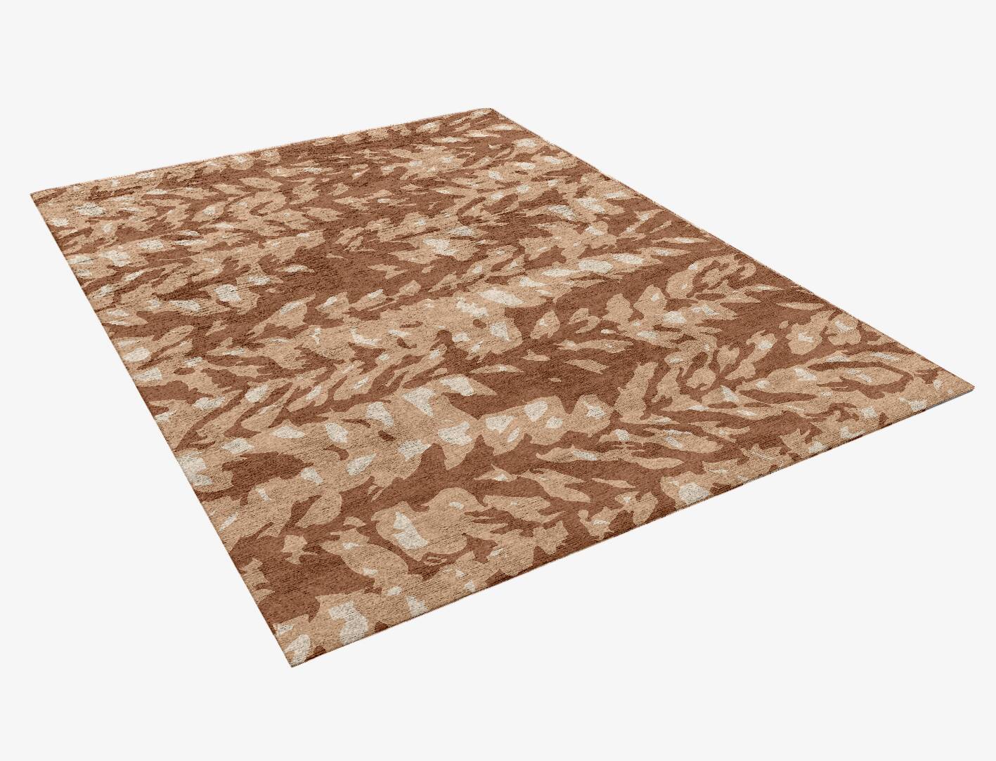Mead Abstract Rectangle Hand Knotted Bamboo Silk Custom Rug by Rug Artisan