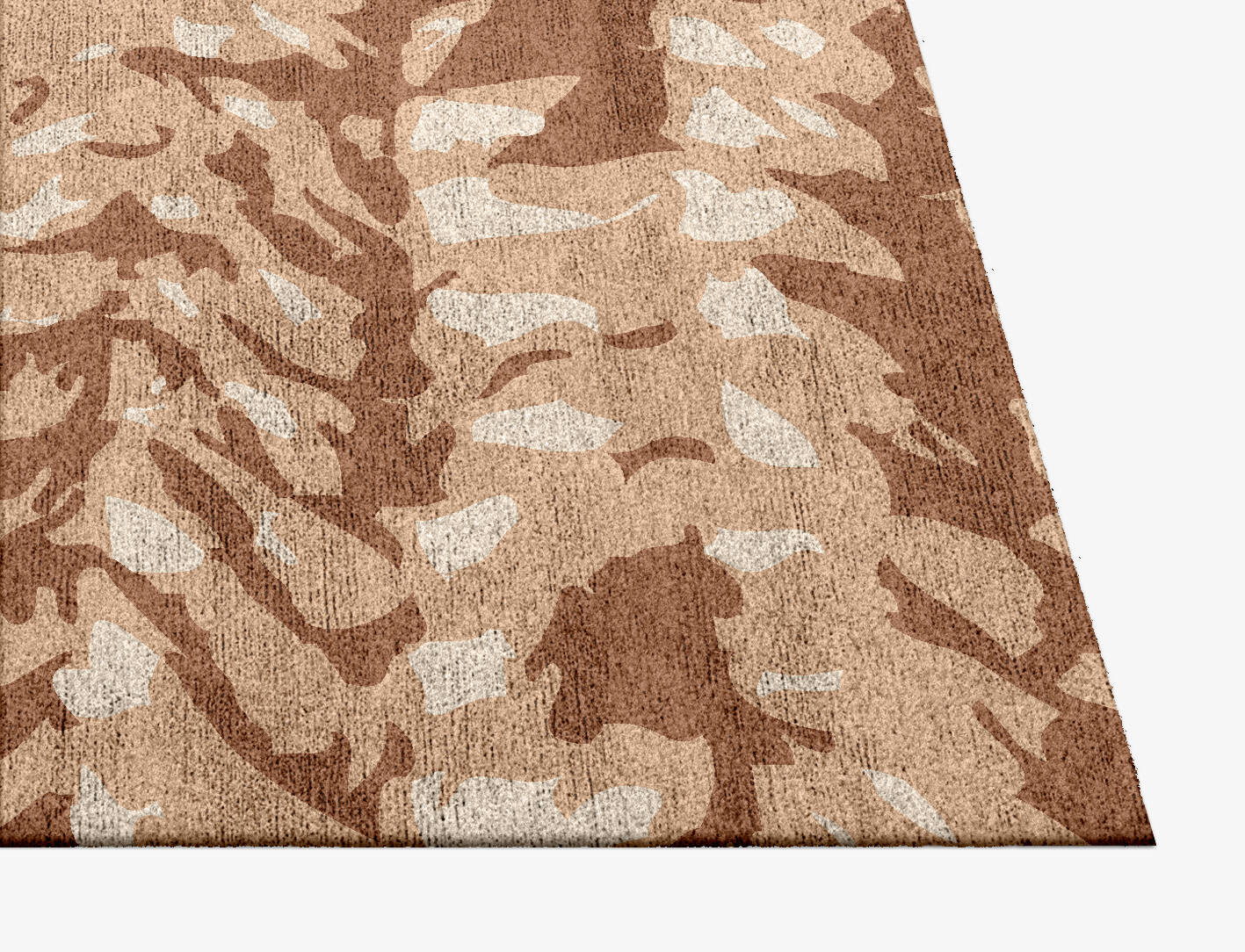 Mead Abstract Square Hand Knotted Bamboo Silk Custom Rug by Rug Artisan