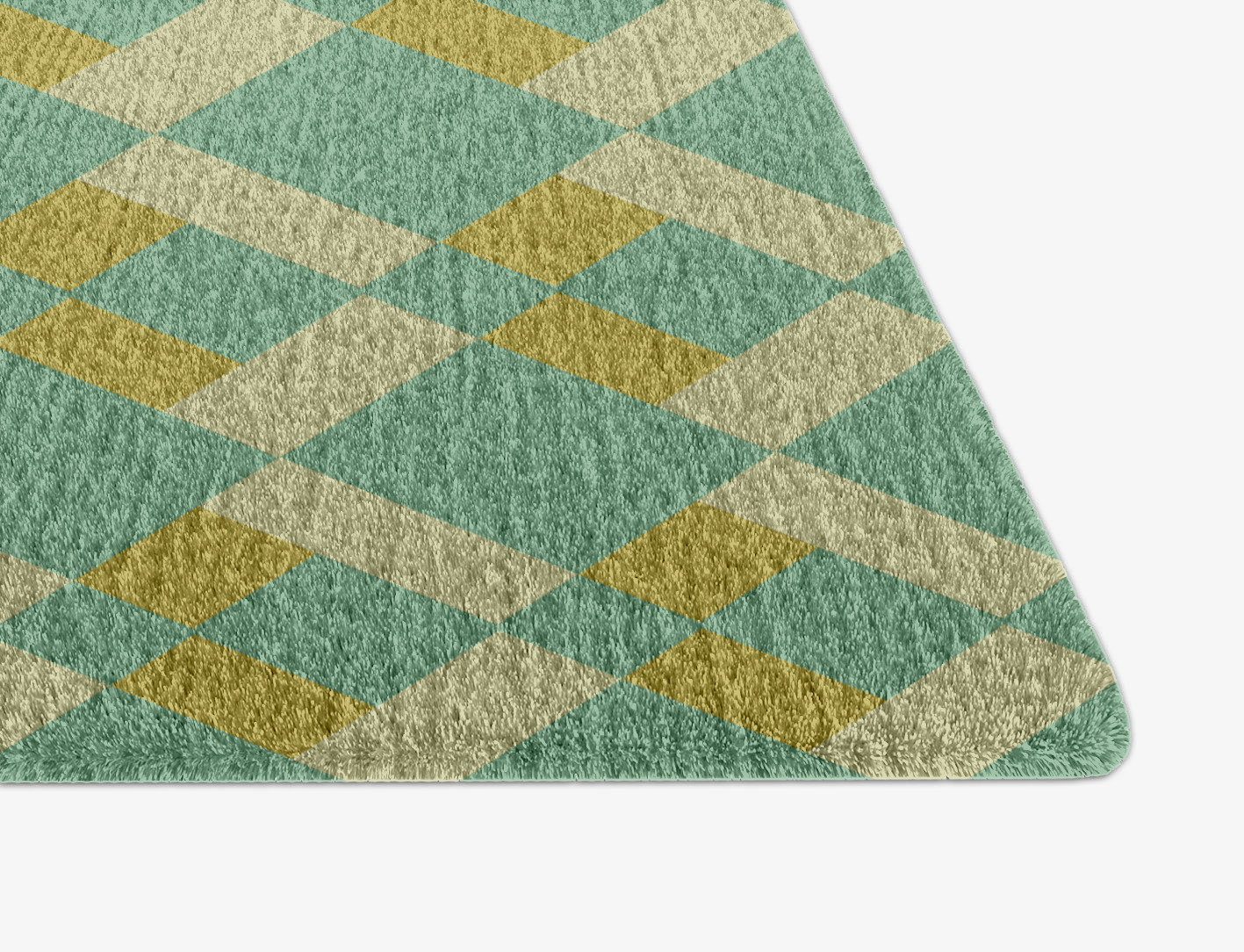 Merlin Geometric Arch Hand Knotted Tibetan Wool Custom Rug by Rug Artisan