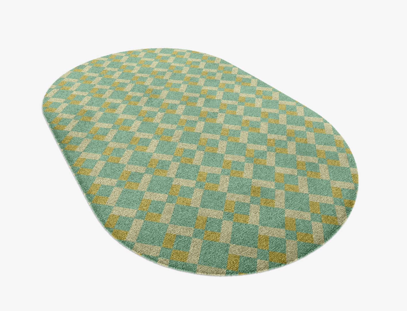 Merlin Geometric Capsule Hand Knotted Tibetan Wool Custom Rug by Rug Artisan